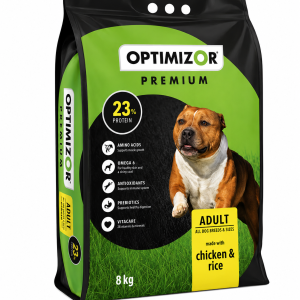 Optimizor Premium Chicken & Rice – Adult Dog Nutrition & Daily Wellness Support